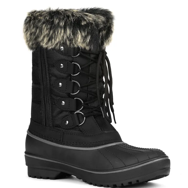 Lace Up Walking Snow Boots
