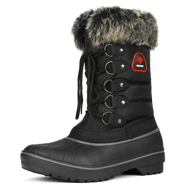 Lace Up Walking Snow Boots