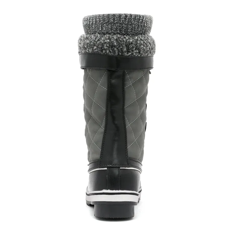 Lace Up Winter Fur Snow Boots