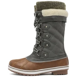 Lace Up Winter Fur Snow Boots