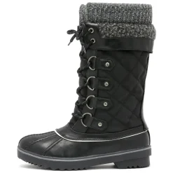 Lace Up Winter Fur Snow Boots