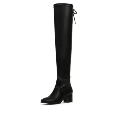 Laurence Chunky Heel Thigh High Boots
