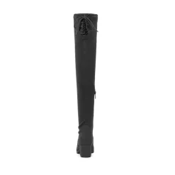 Laurence Chunky Heel Thigh High Boots