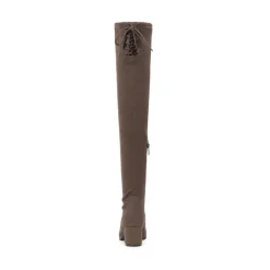 Laurence Chunky Heel Thigh High Boots