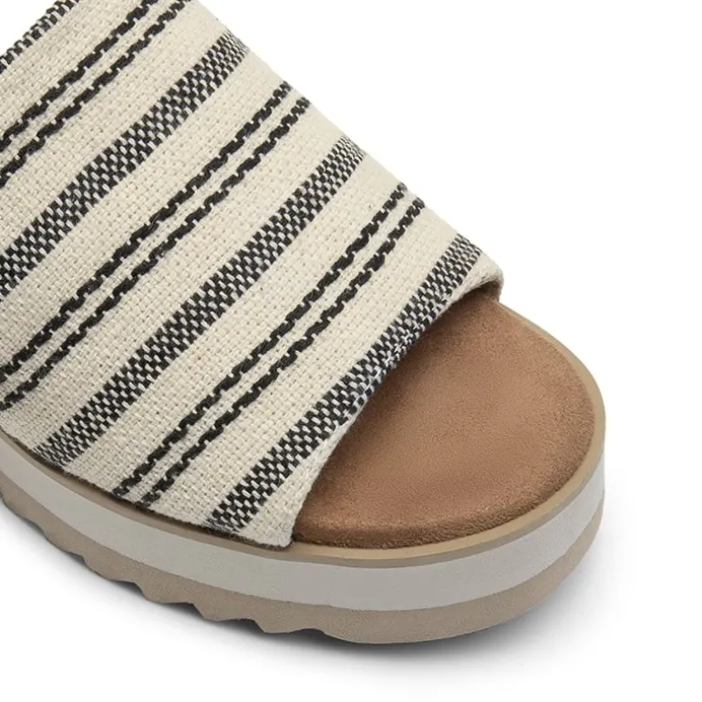 Lightweight Canvas Upper Wedge Sandals