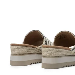 Lightweight Canvas Upper Wedge Sandals