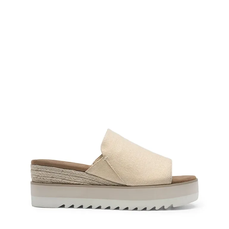 Lightweight Canvas Upper Wedge Sandals