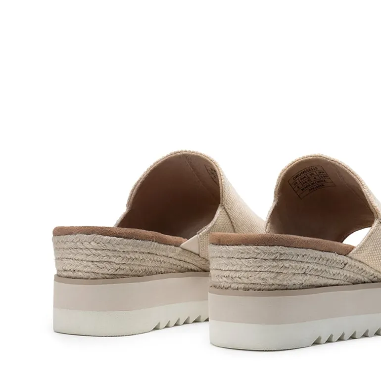 Lightweight Canvas Upper Wedge Sandals