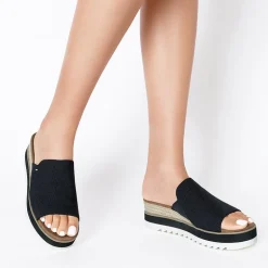 Lightweight Canvas Upper Wedge Sandals