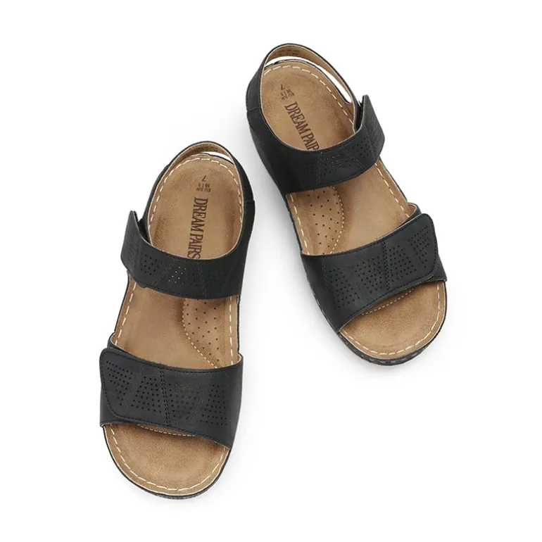 Lightweight Hook-and-loop Straps Sandals
