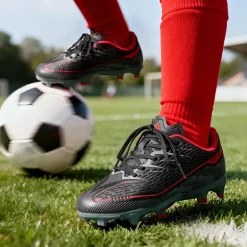 Lightweight Three-Zone Stud Kids' Soccer Cleats for Boys & Girls