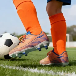 Lightweight Three-Zone Stud Kids' Soccer Cleats for Boys & Girls