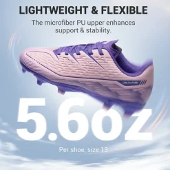 Lightweight Three-Zone Stud Kids' Soccer Cleats for Boys & Girls