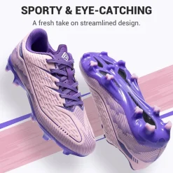 Lightweight Three-Zone Stud Kids' Soccer Cleats for Boys & Girls