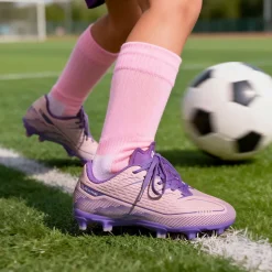 Lightweight Three-Zone Stud Kids' Soccer Cleats for Boys & Girls