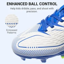 Lightweight Three-Zone Stud Kids' Soccer Cleats for Boys & Girls