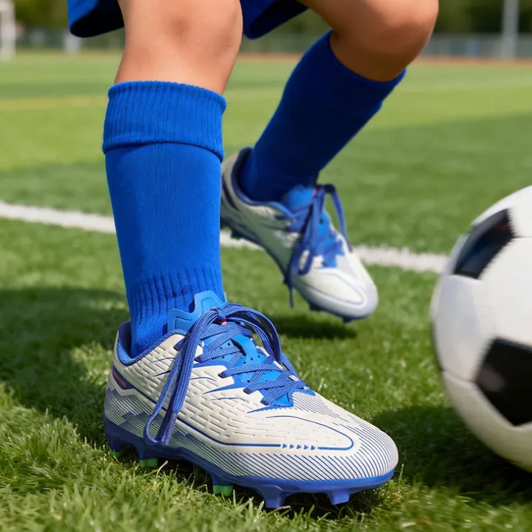 Lightweight Three-Zone Stud Kids' Soccer Cleats for Boys & Girls