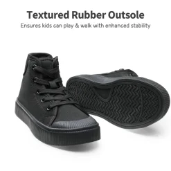 [LilLegends CourtStar] Kids Canvas High-Top Casual Sneakers