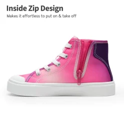 [LilLegends CourtStar] Kids Canvas High-Top Casual Sneakers