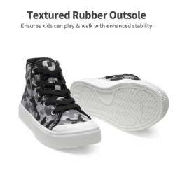 [LilLegends CourtStar] Kids Canvas High-Top Casual Sneakers
