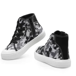 [LilLegends CourtStar] Kids Canvas High-Top Casual Sneakers