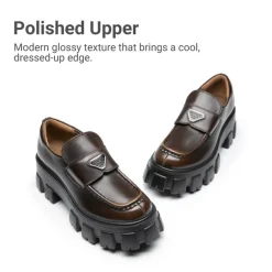 [Livia] Lug Sole Chunky Platform Loafers