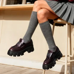 [Livia] Lug Sole Chunky Platform Loafers