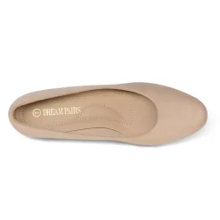 Low Heel Chunky Pump Shoes