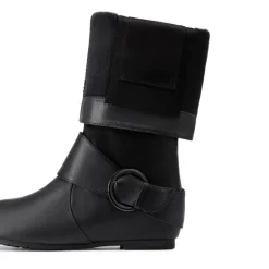 Low Heel Knee High Boots