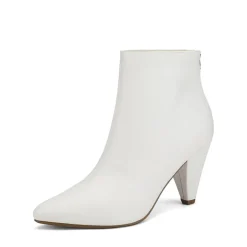 Low Heel Pointed Toe Ankle Booties