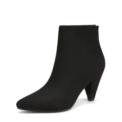 Low Heel Pointed Toe Ankle Booties