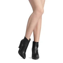 Low Heel Pointed Toe Ankle Booties