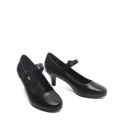 Low Kitten Heel Mary Jane Pumps