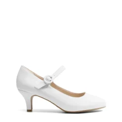 Low Kitten Heel Mary Jane Pumps