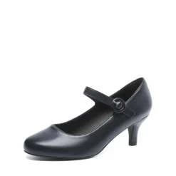 Low Kitten Heel Mary Jane Pumps