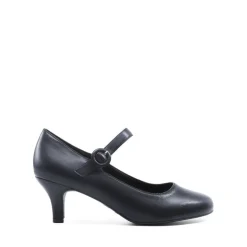 Low Kitten Heel Mary Jane Pumps
