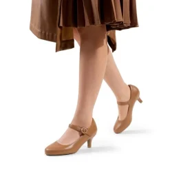 Low Kitten Heel Mary Jane Pumps