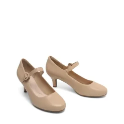 Low Kitten Heel Mary Jane Pumps