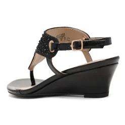 Low Wedge Dress Sandals