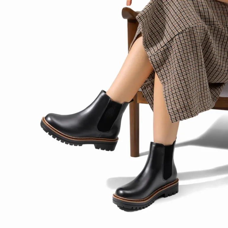 Lug Sole Chelsea Boots