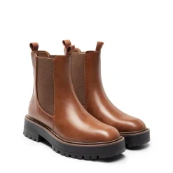 Lug-Sole Slip-on Chelsea boots