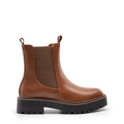 Lug-Sole Slip-on Chelsea boots