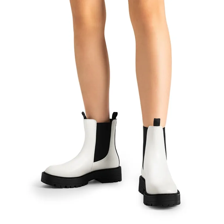 Lug-Sole Slip-on Chelsea boots