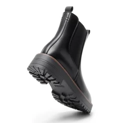 Lug-Sole Slip-on Chelsea boots