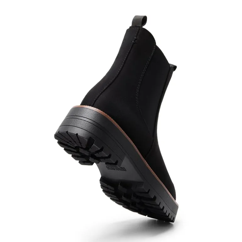 Lug-Sole Slip-on Chelsea boots