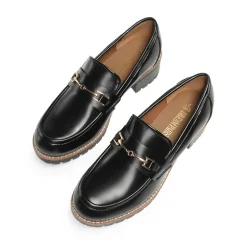 Lug Sole Slip-On Chunky Loafers