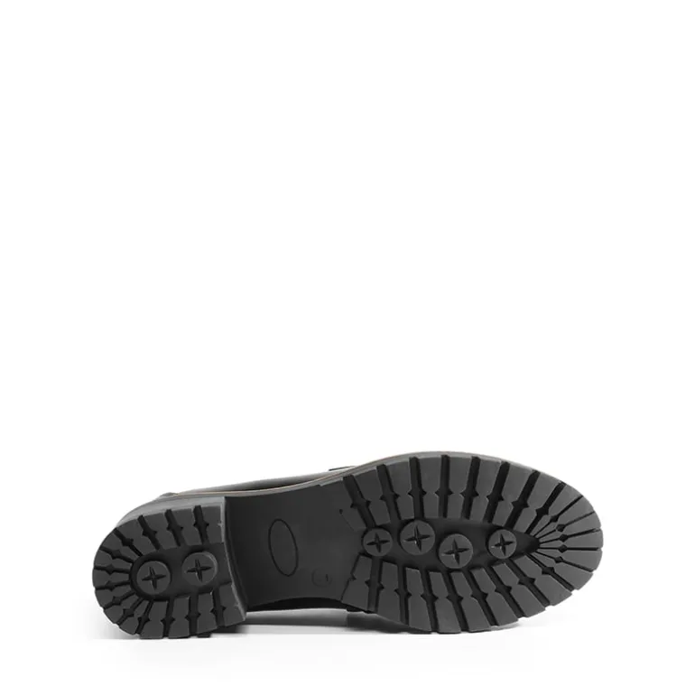 Lug Sole Slip-On Chunky Loafers