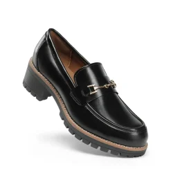 Lug Sole Slip-On Chunky Loafers