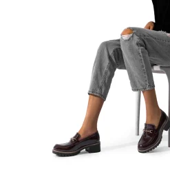 Lug Sole Slip-On Chunky Loafers