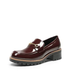 Lug Sole Slip-On Chunky Loafers